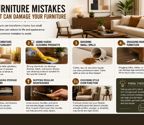 7 Furniture Mistakes That Can Damage Your Furniture